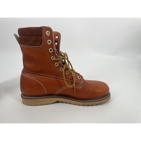Vintage Dunham Work Boots Korea 6016 Leather Men’s Construction Workman 8.5 EE - Picture 6 of 16
